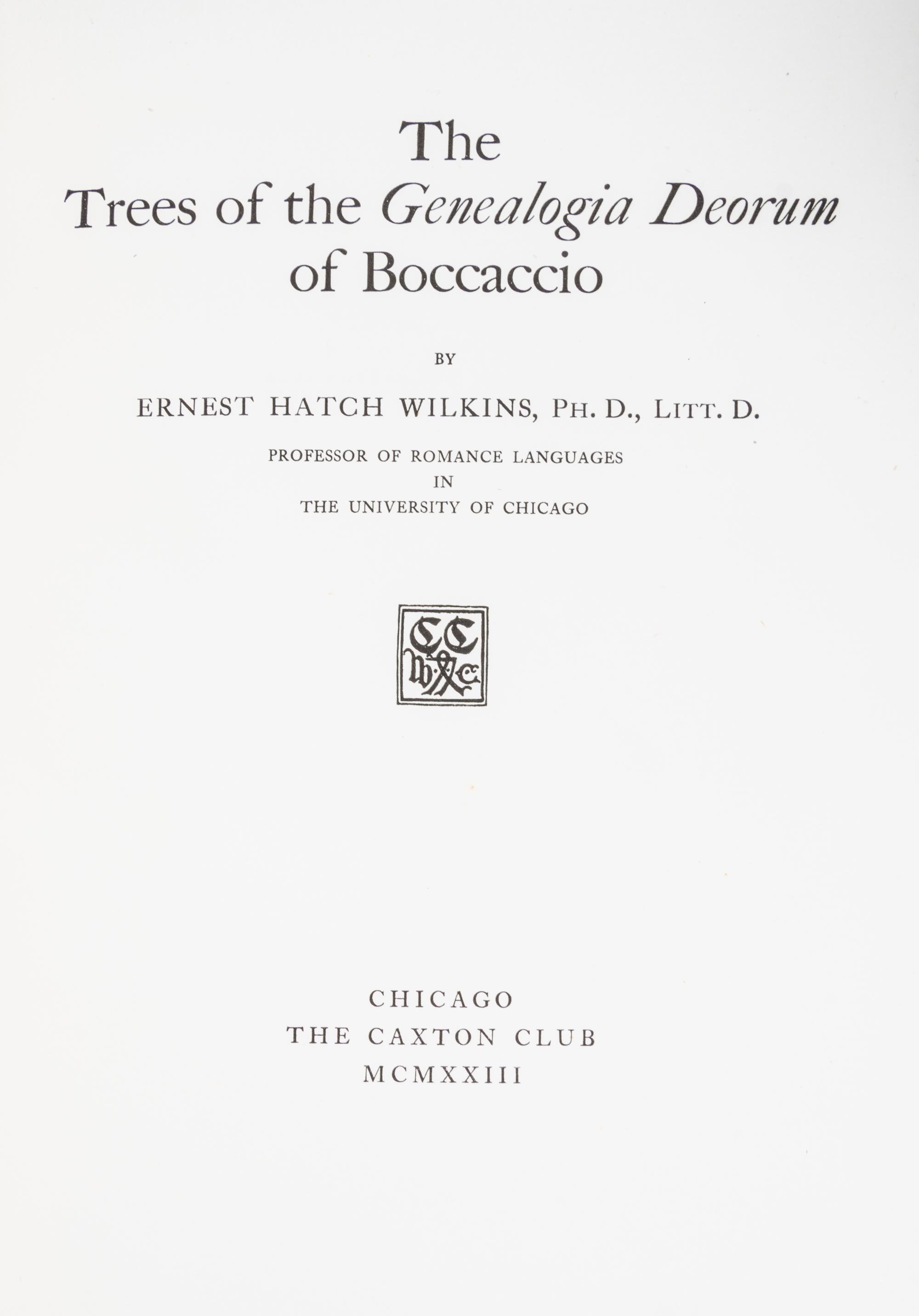 (CAXTON CLUB) A group of 17 books, largely limited editions. Chicago, 1896-1906.