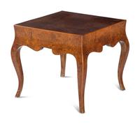 An Italian Burl Olivewood Side Table