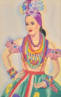 Winold Reiss (American, 1886-1953) - Bakelite Girl