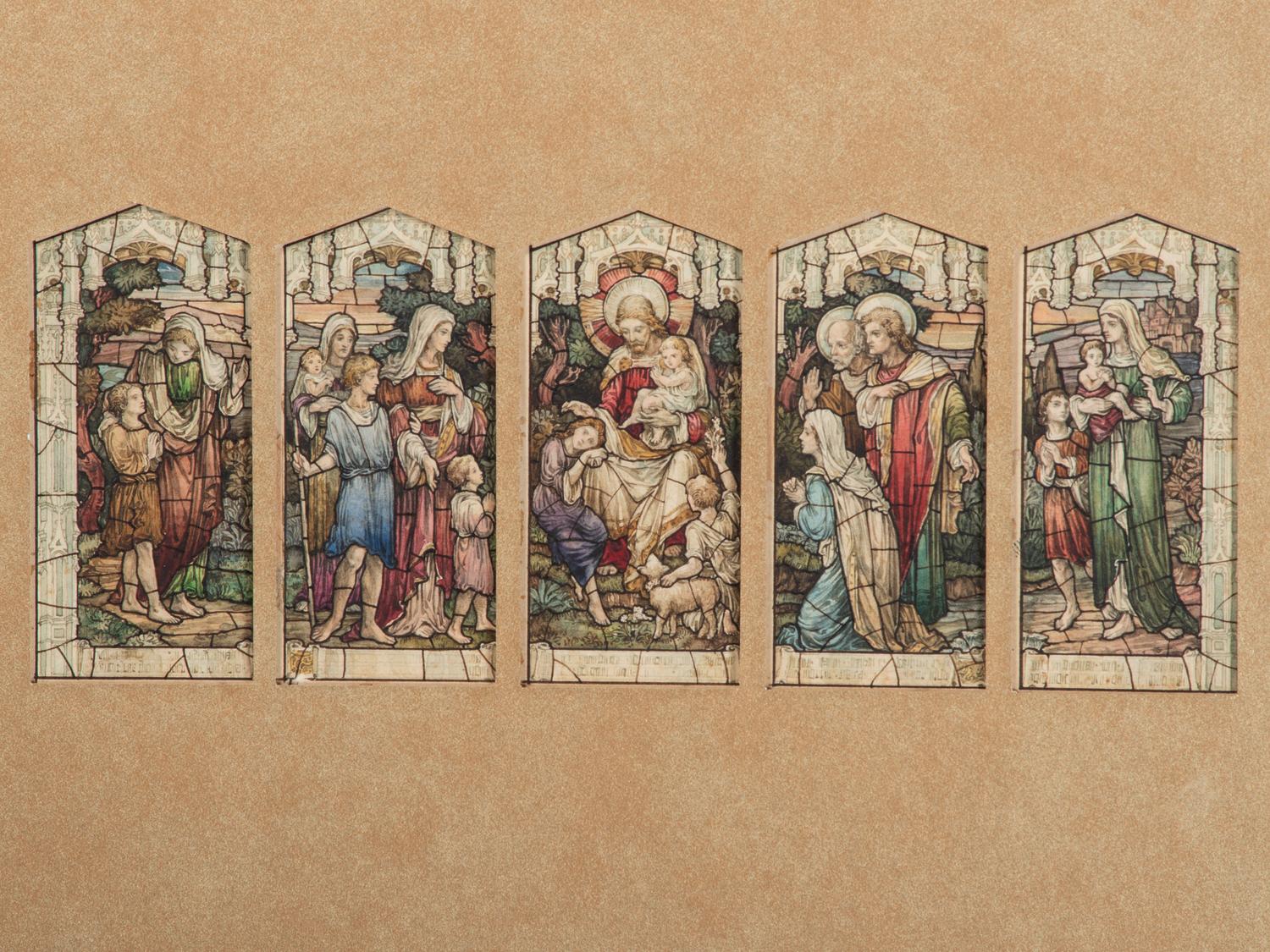 Four Stained Glass Window Designs