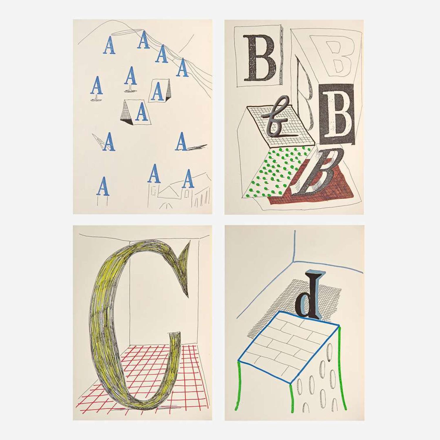 David Hockney (British, b. 1937) Hockney's Alphabet