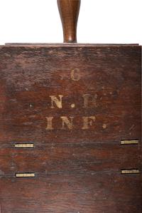 [CIVIL WAR]. 6th New Hampshire Infantry Regimental ballot box.