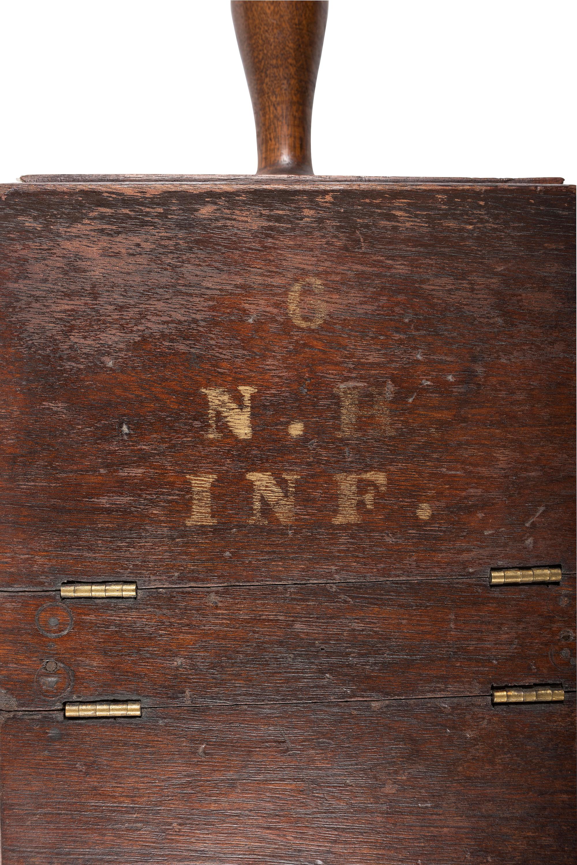 [CIVIL WAR]. 6th New Hampshire Infantry Regimental ballot box.