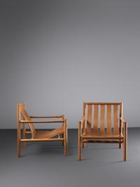 Pair of Lounge Chairs J.H. Johanssen's Eftf., Denmark