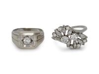 COLLECTION OF DIAMOND RINGS