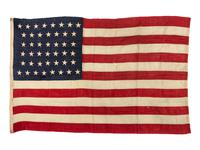 [FLAGS]. 44-star American flag. Ca 1891-1896.
