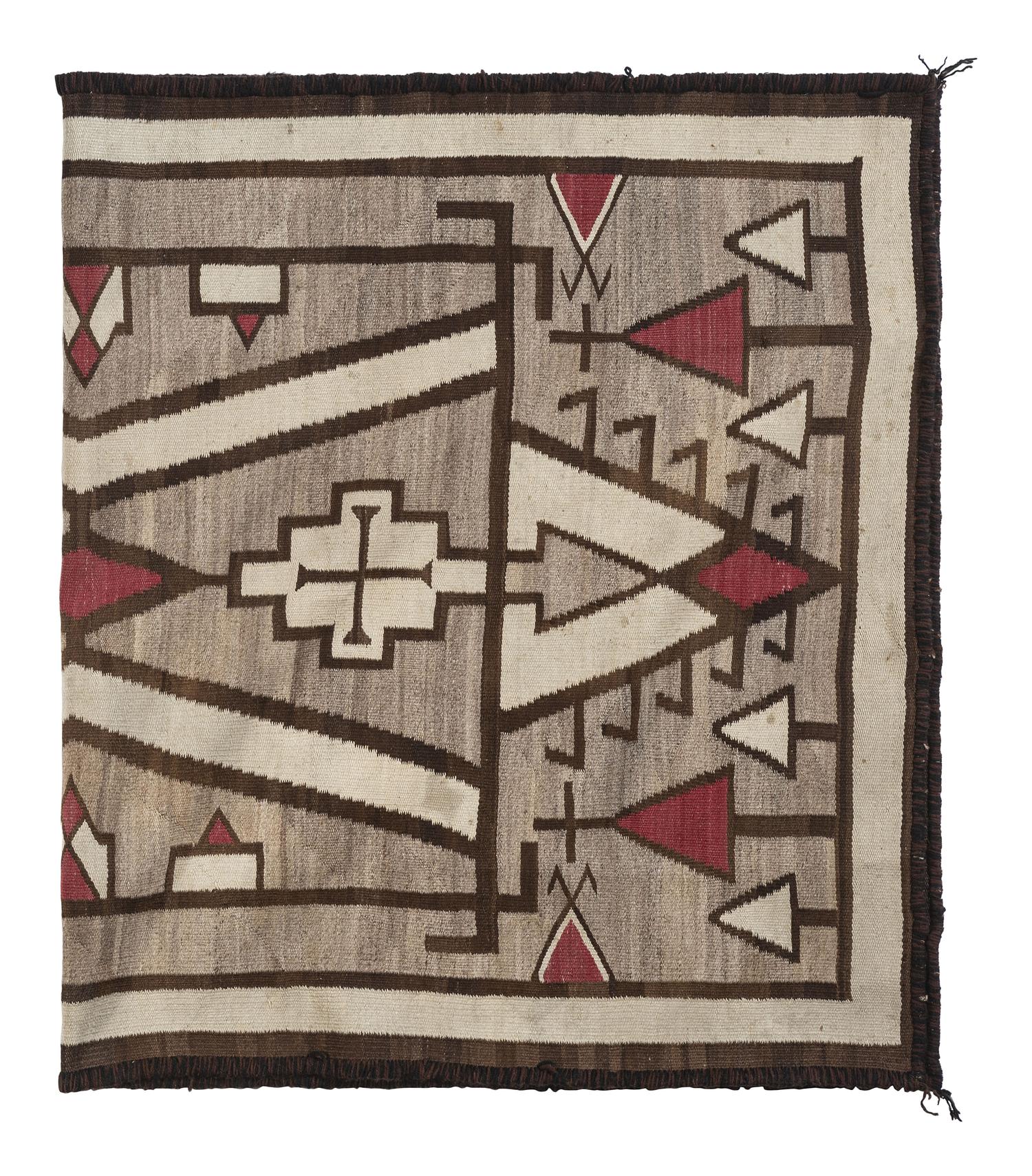 Navajo Crystal Pattern Weaving / Rug