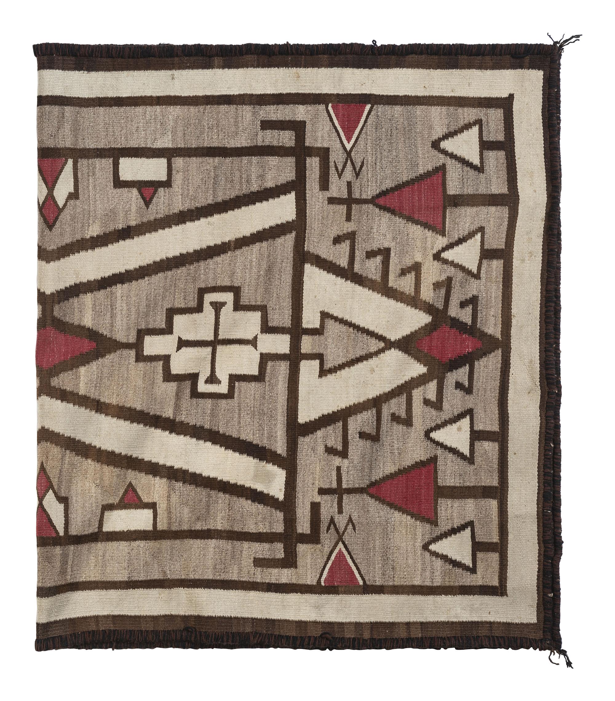 Navajo Crystal Pattern Weaving / Rug
