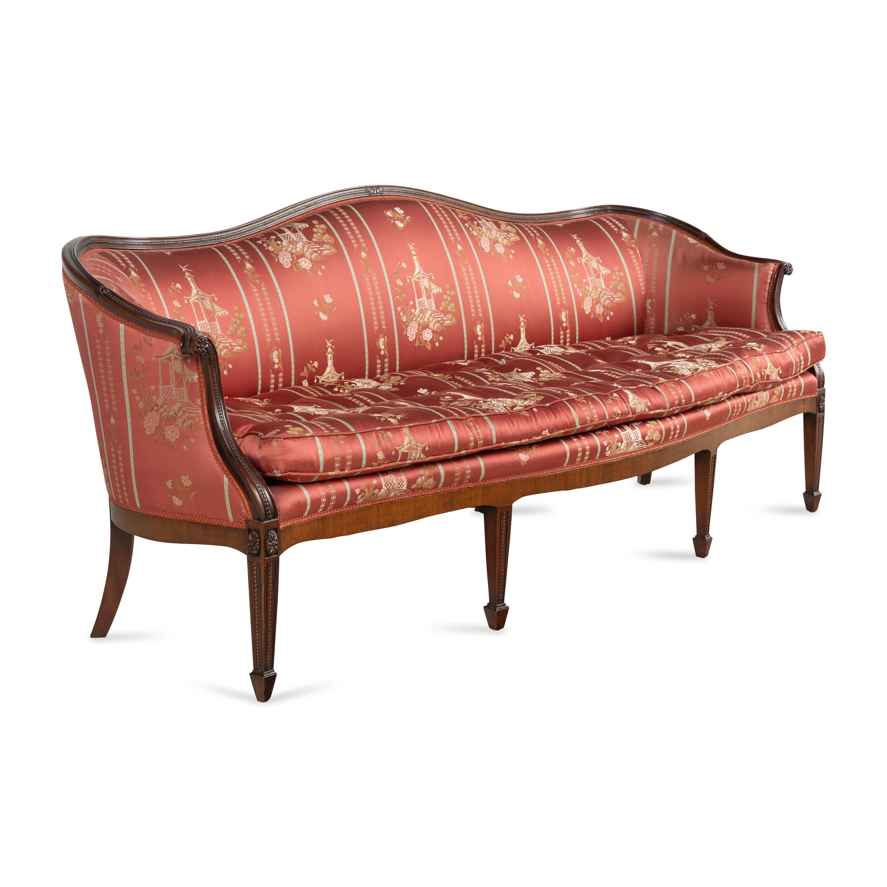 A George III Style Mahogany Sofa