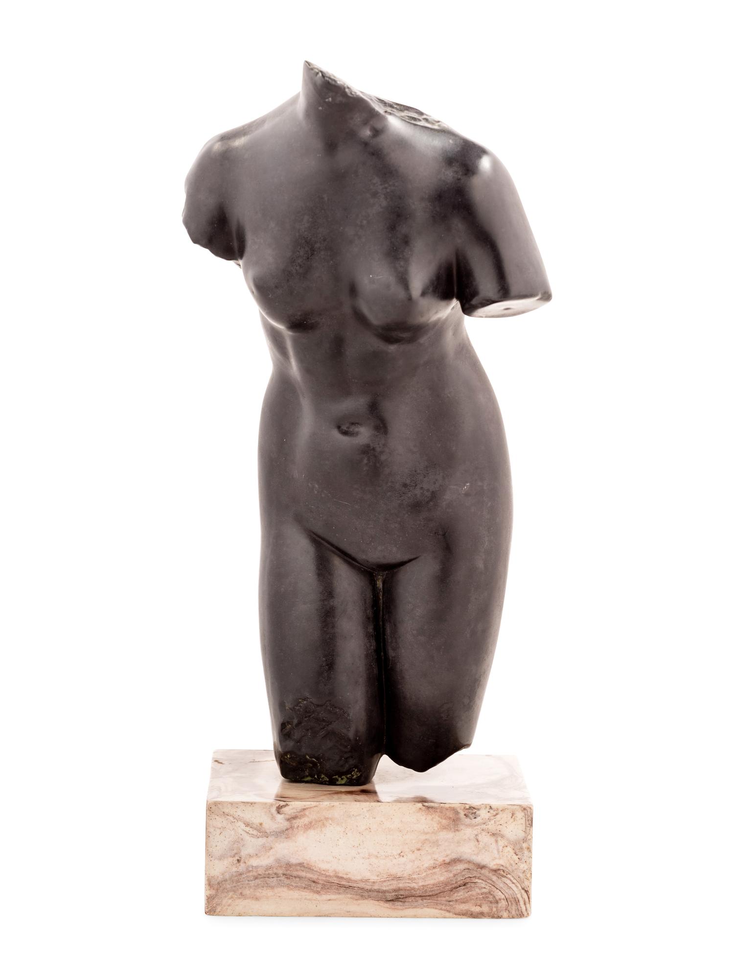 A Black Composition Female Torso