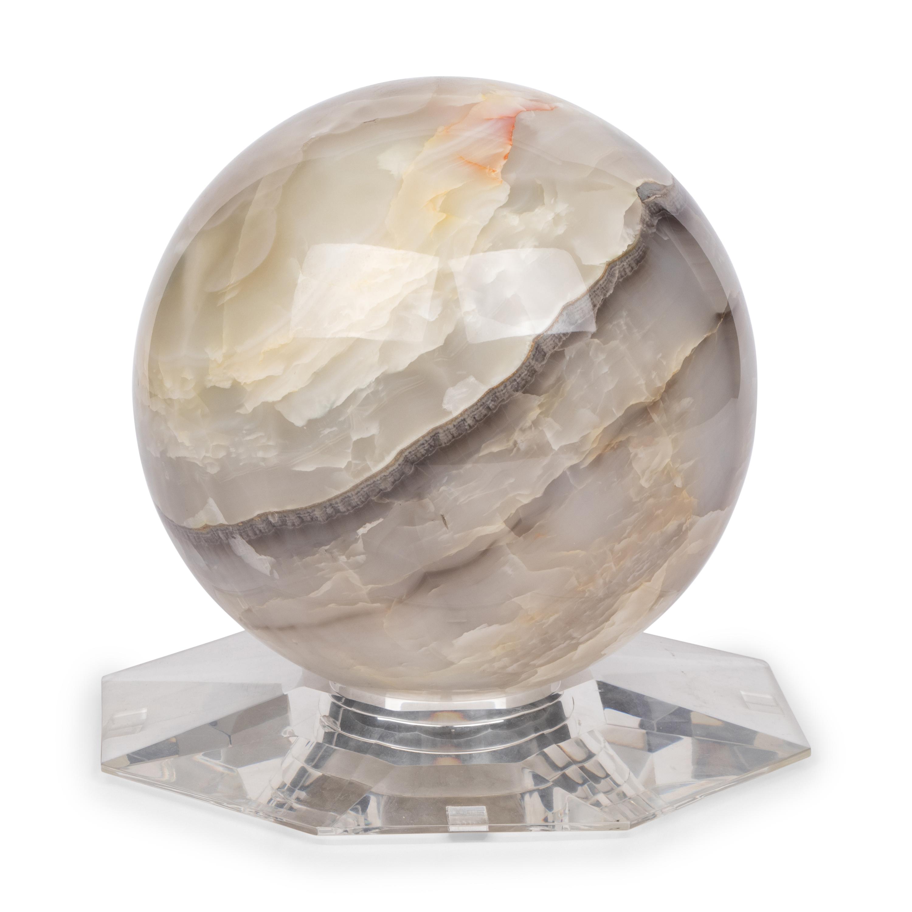 An Agate Sphere Ornament
