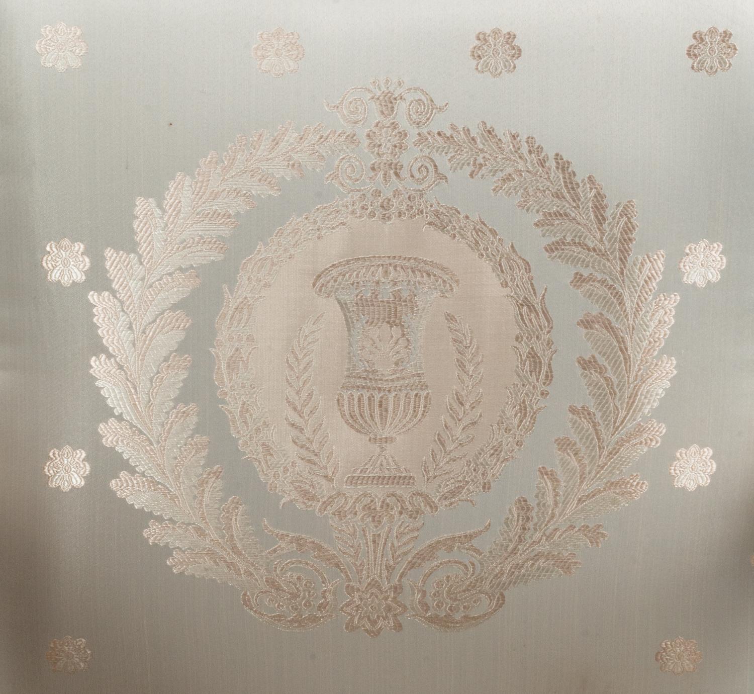 A Pair of Empire Style Giltwood Armchairs
