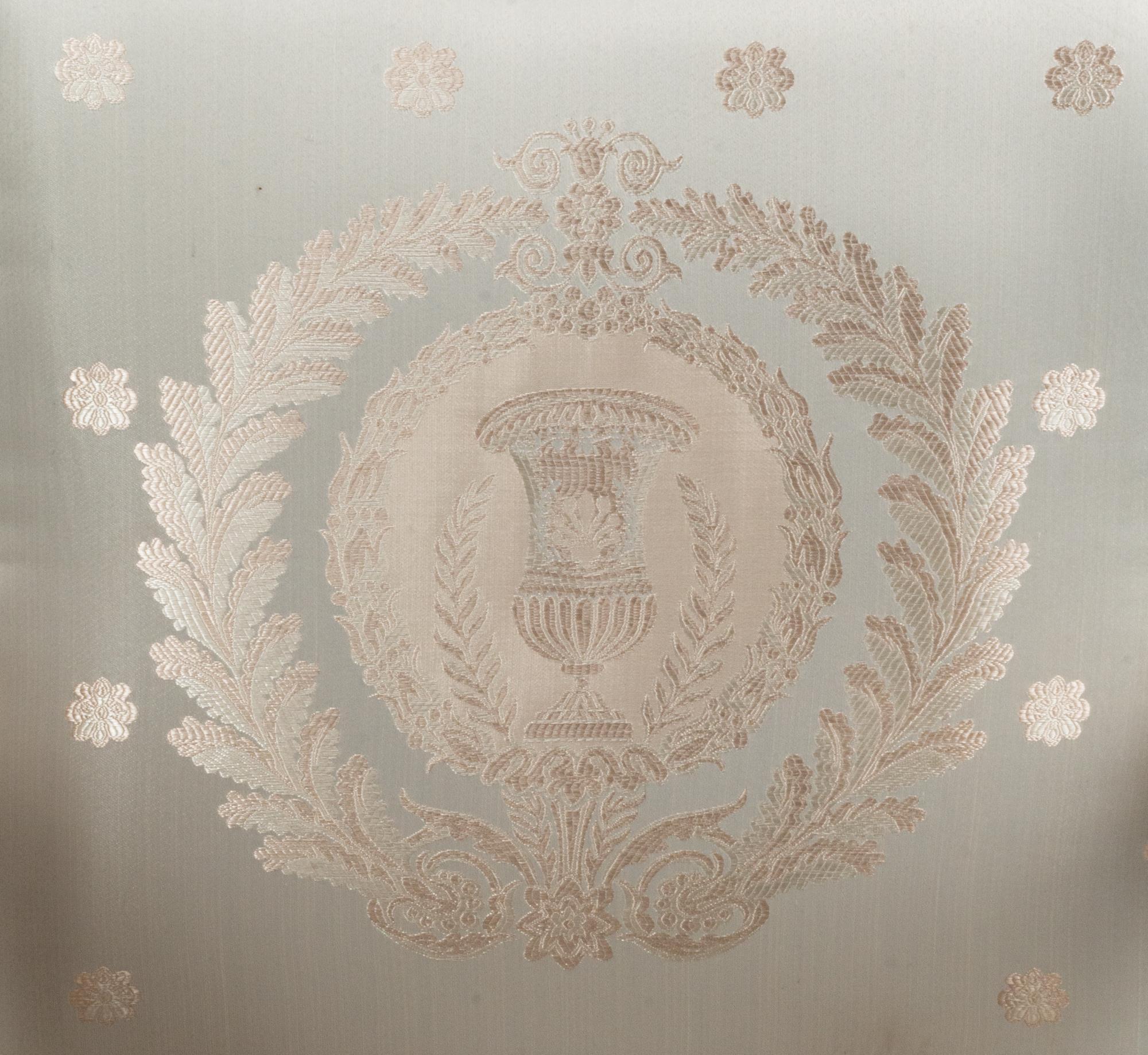 A Pair of Empire Style Giltwood Armchairs