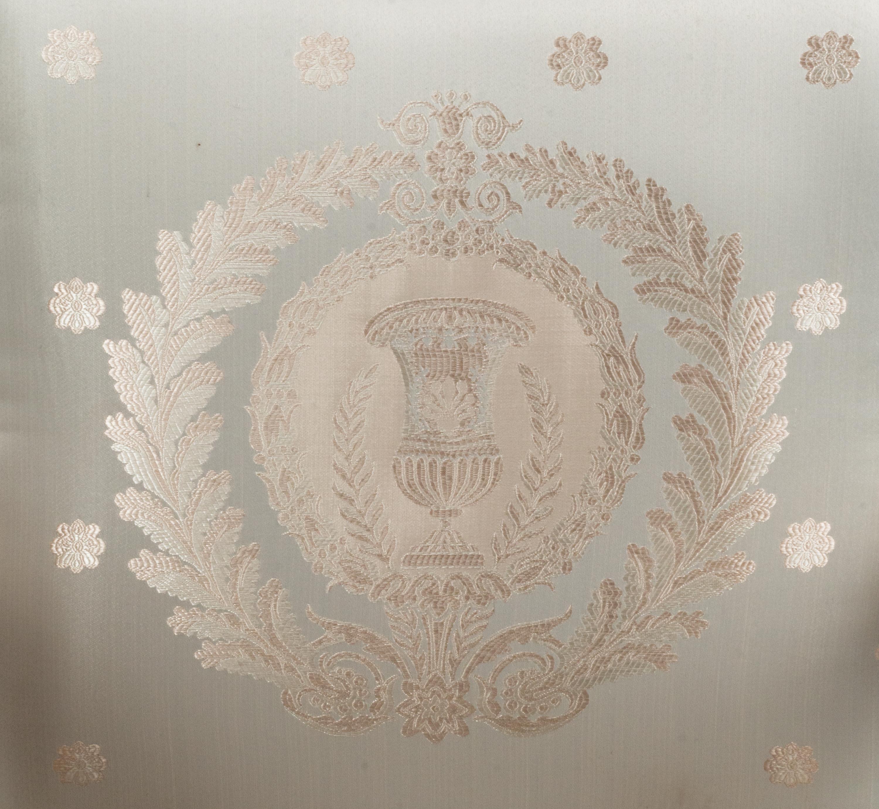 A Pair of Empire Style Giltwood Armchairs