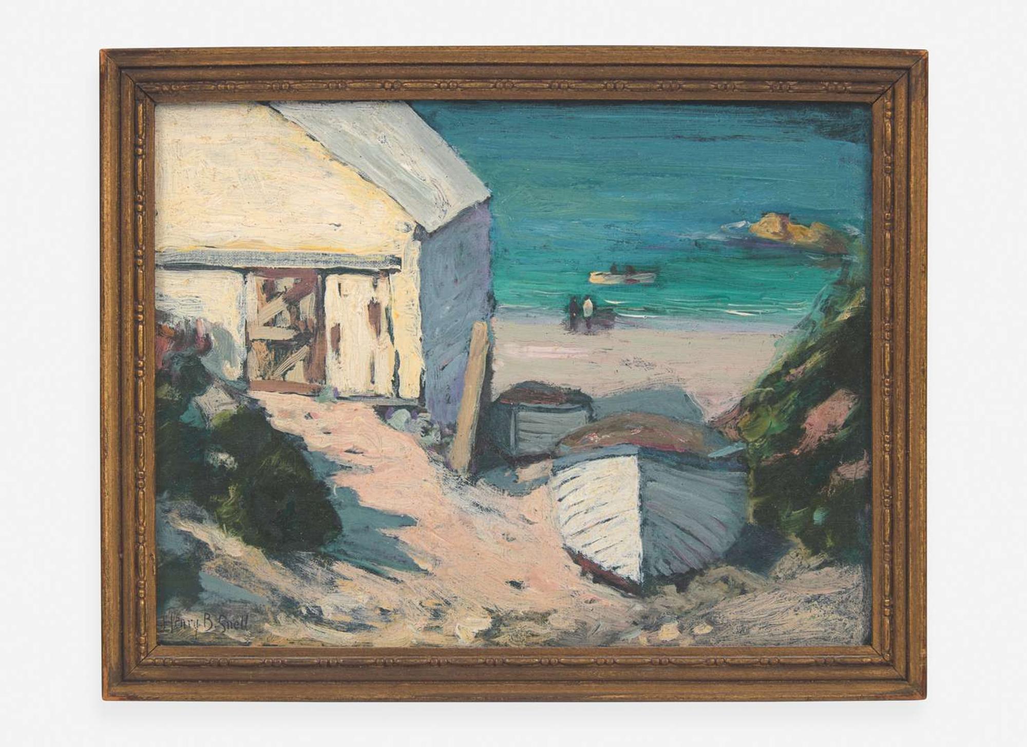 Henry Bayley Snell (American, 1858–1943) - Old Boat House St. Ives