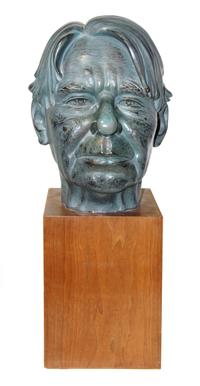 A Haeger Pottery Bust of Carl Sandburg Height of bust 14 1/2 inches. — Attributed to Eric Olsen