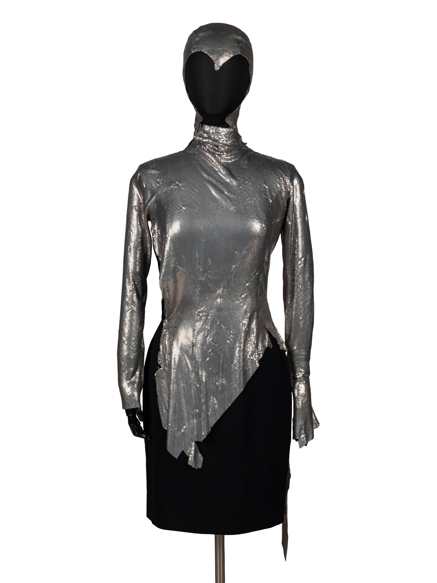 Katharine Hepburn Christopher Strong Walter Plunkett Mesh Cap and Gown, and Gouache Illustration, 1933