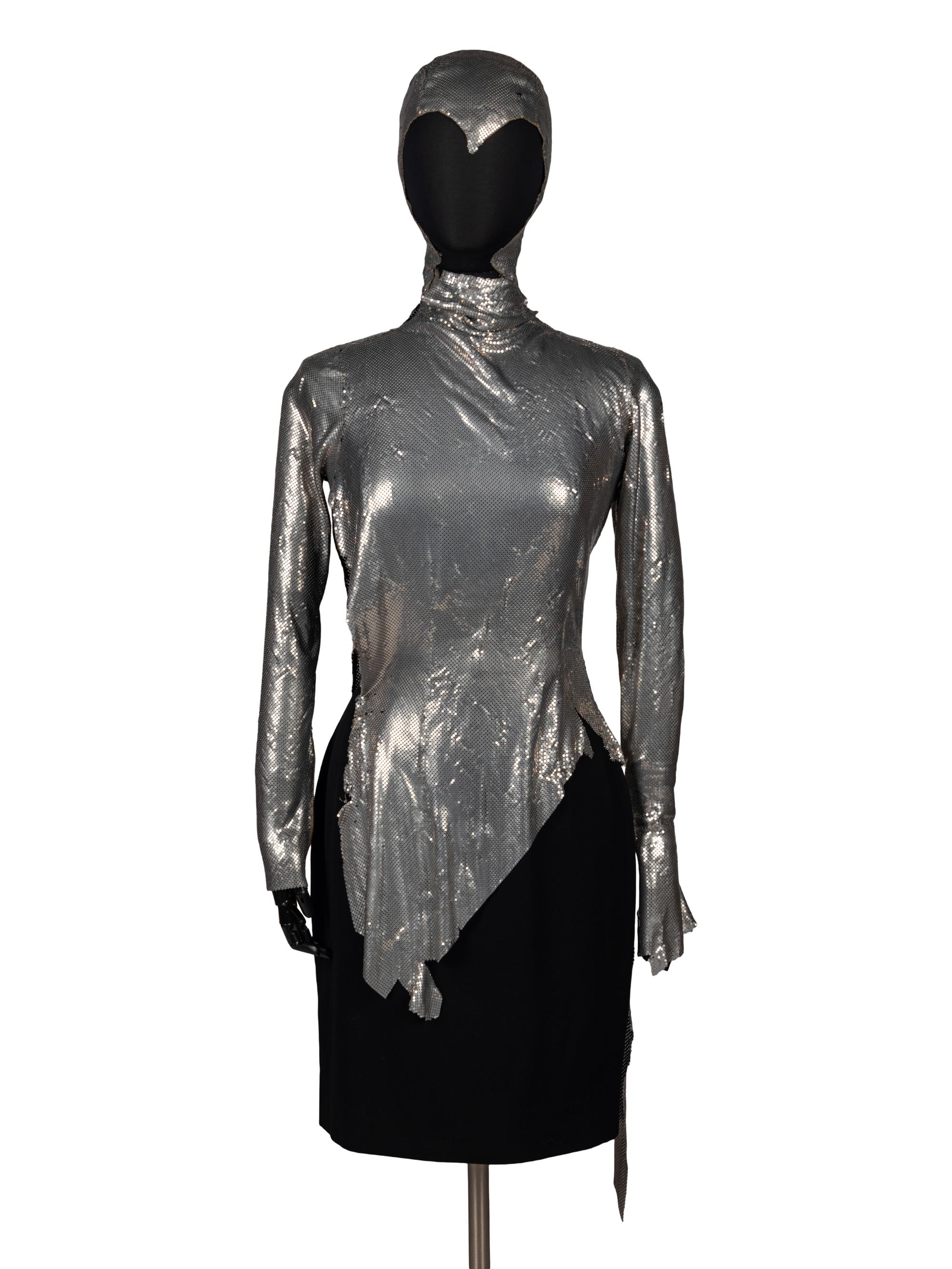 Katharine Hepburn Christopher Strong Walter Plunkett Mesh Cap and Gown, and Gouache Illustration, 1933