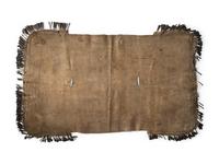 Northern Plains/Plateau Beaded Buffalo Hide Saddle Blanket
