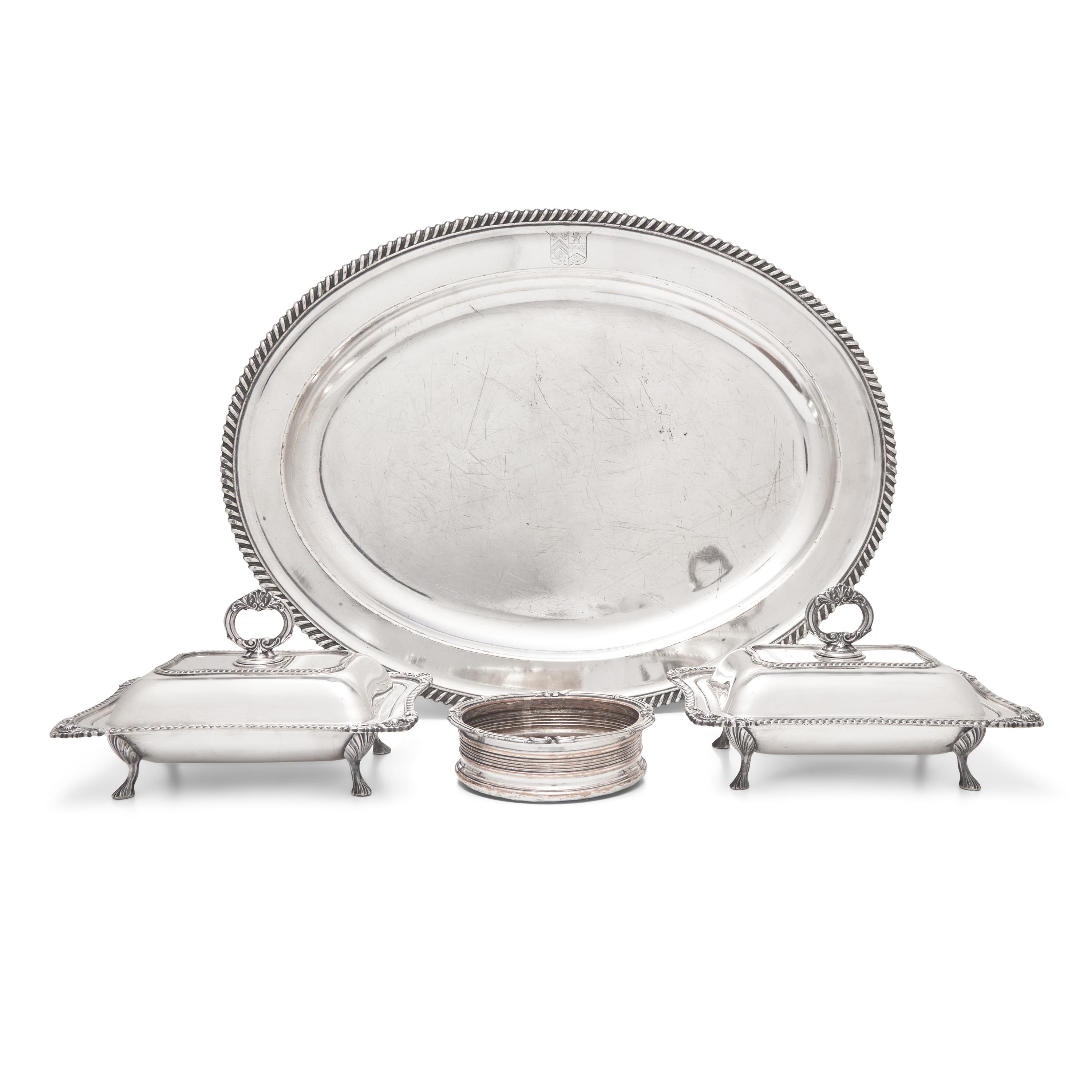 An Group of Old Sheffield Silver-Plate Table Articles
