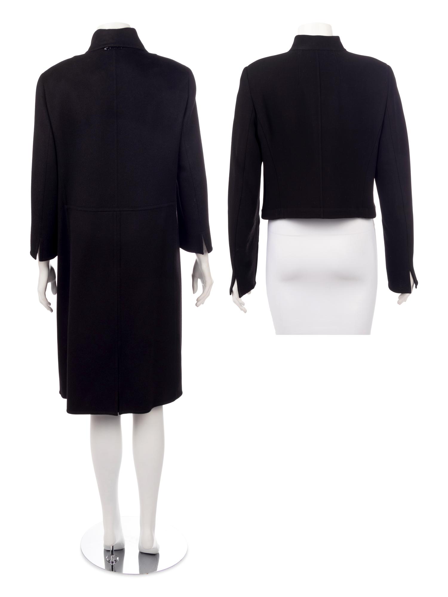 Three Designer Coats: Two Akris, One Giorgio Armani