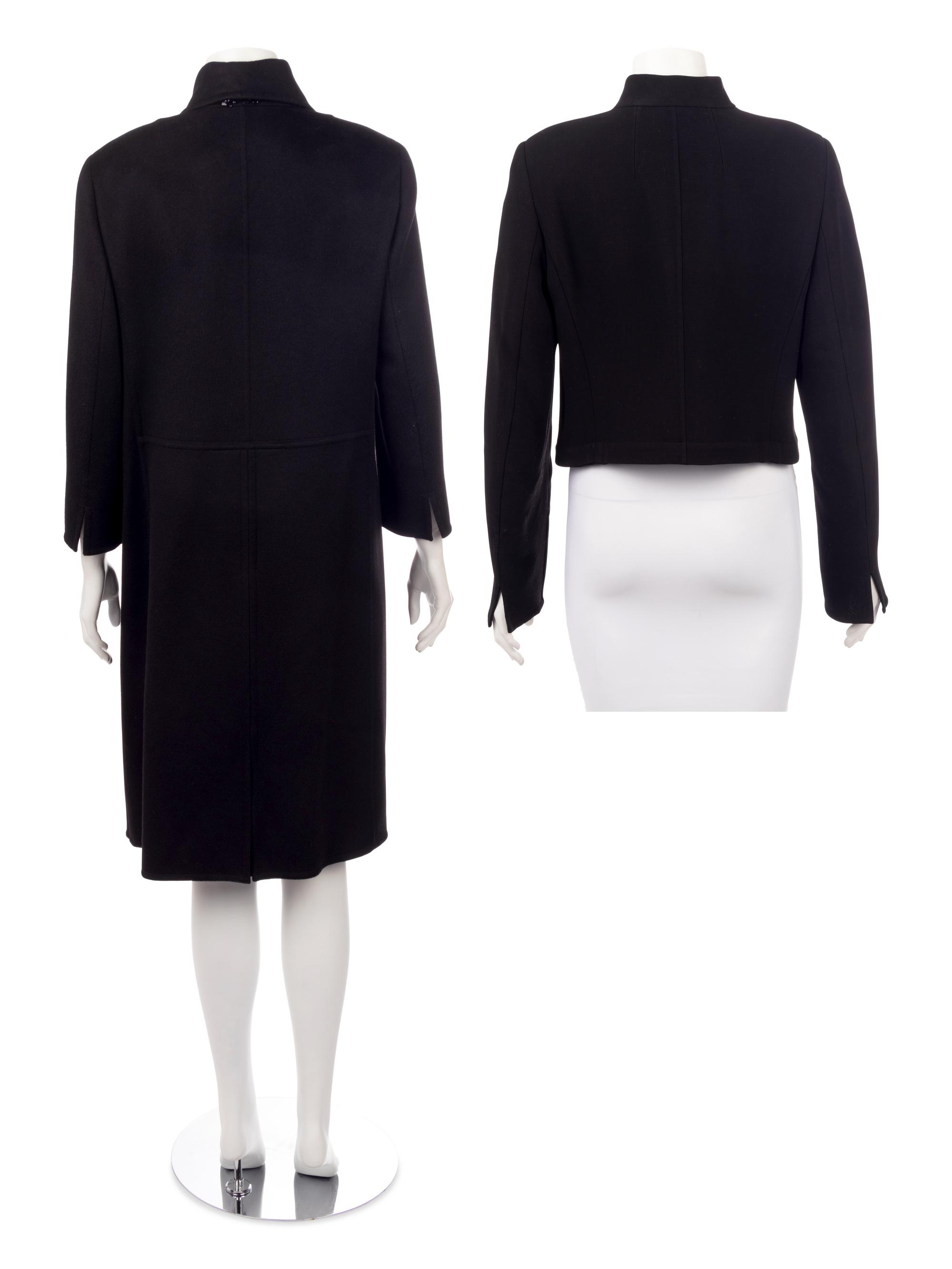 Three Designer Coats: Two Akris, One Giorgio Armani