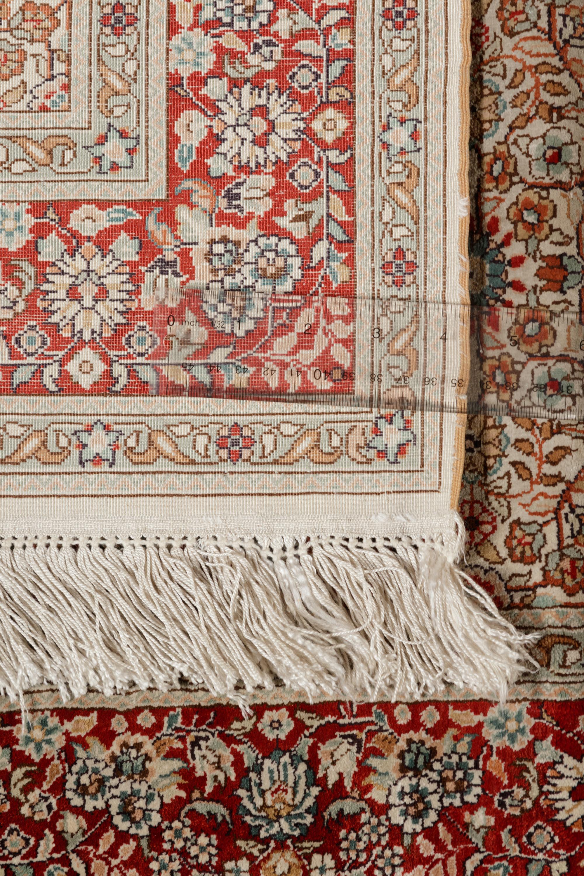 A Kirman Silk and Wool Runner