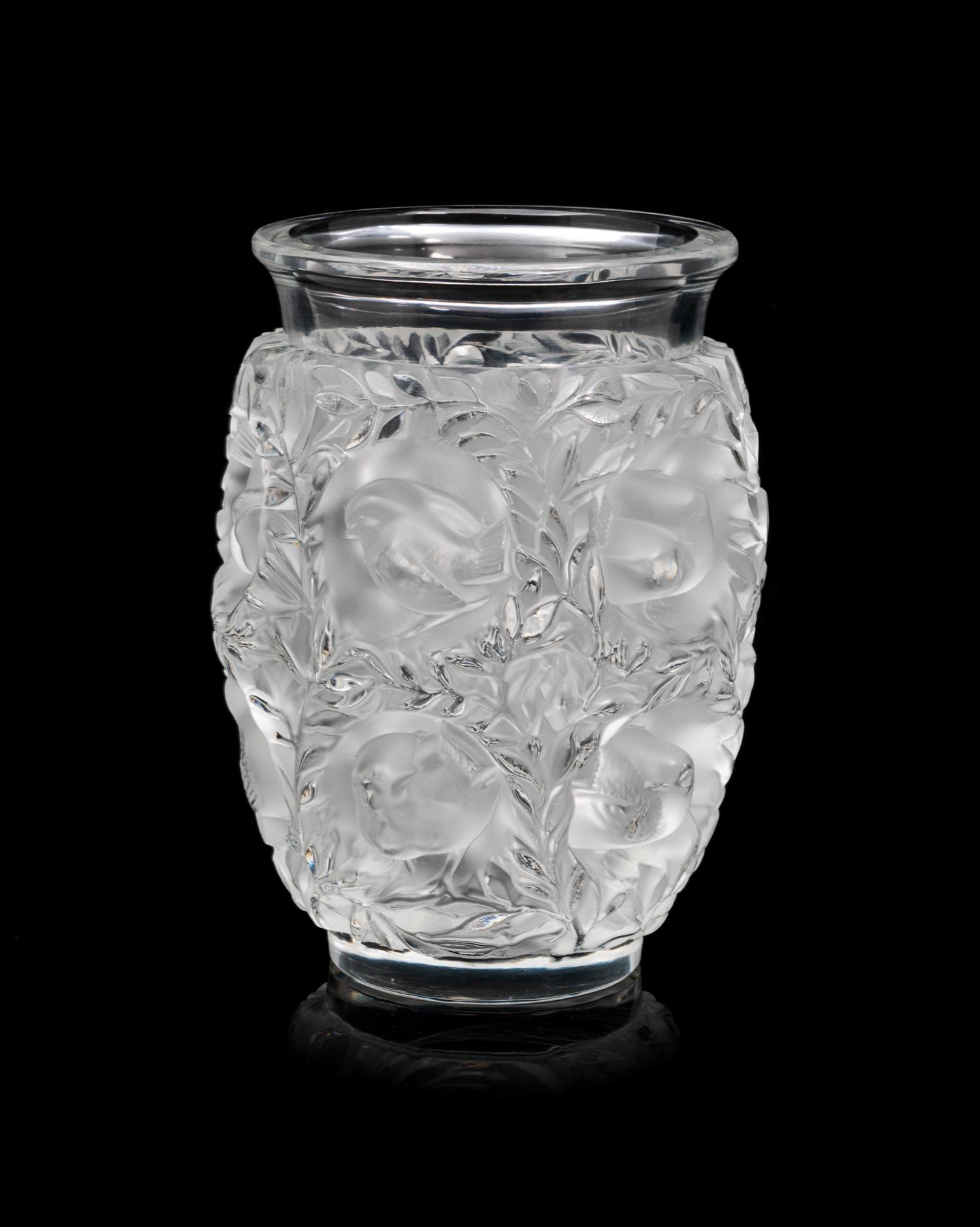 Lalique Bird Vase