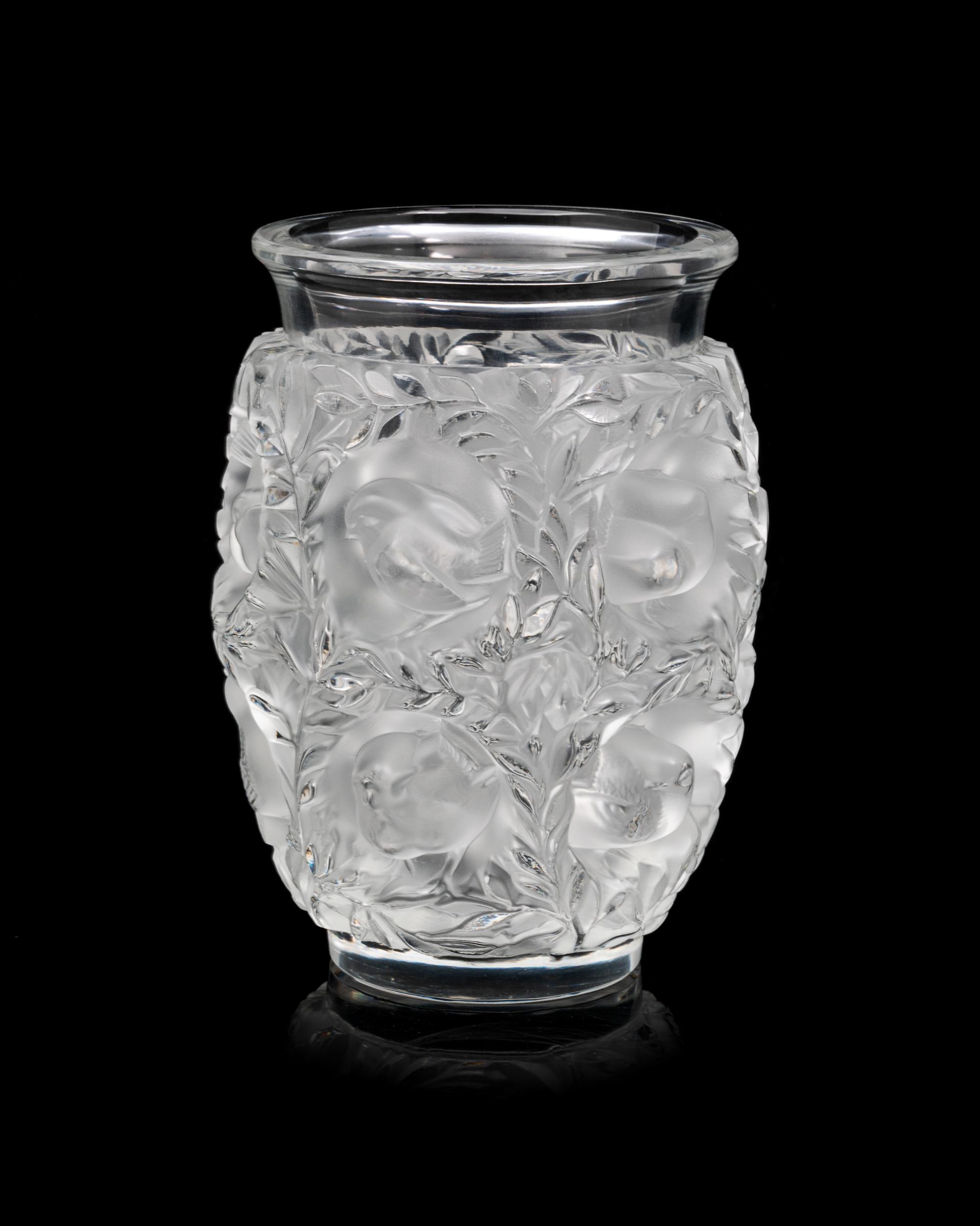Lalique Bird Vase