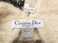 Christian Dior Tweed Coat & Scarf