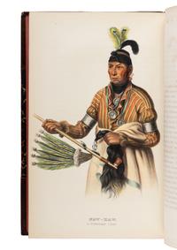MCKENNEY, Thomas Loraine (1785-1859) and HALL, James (1793-1868). History of the Indian Tribes of North America. Philadelphia: J. T. Bowen, 1848-1850.