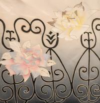 Three Japanese Embroidered Silk Kimono