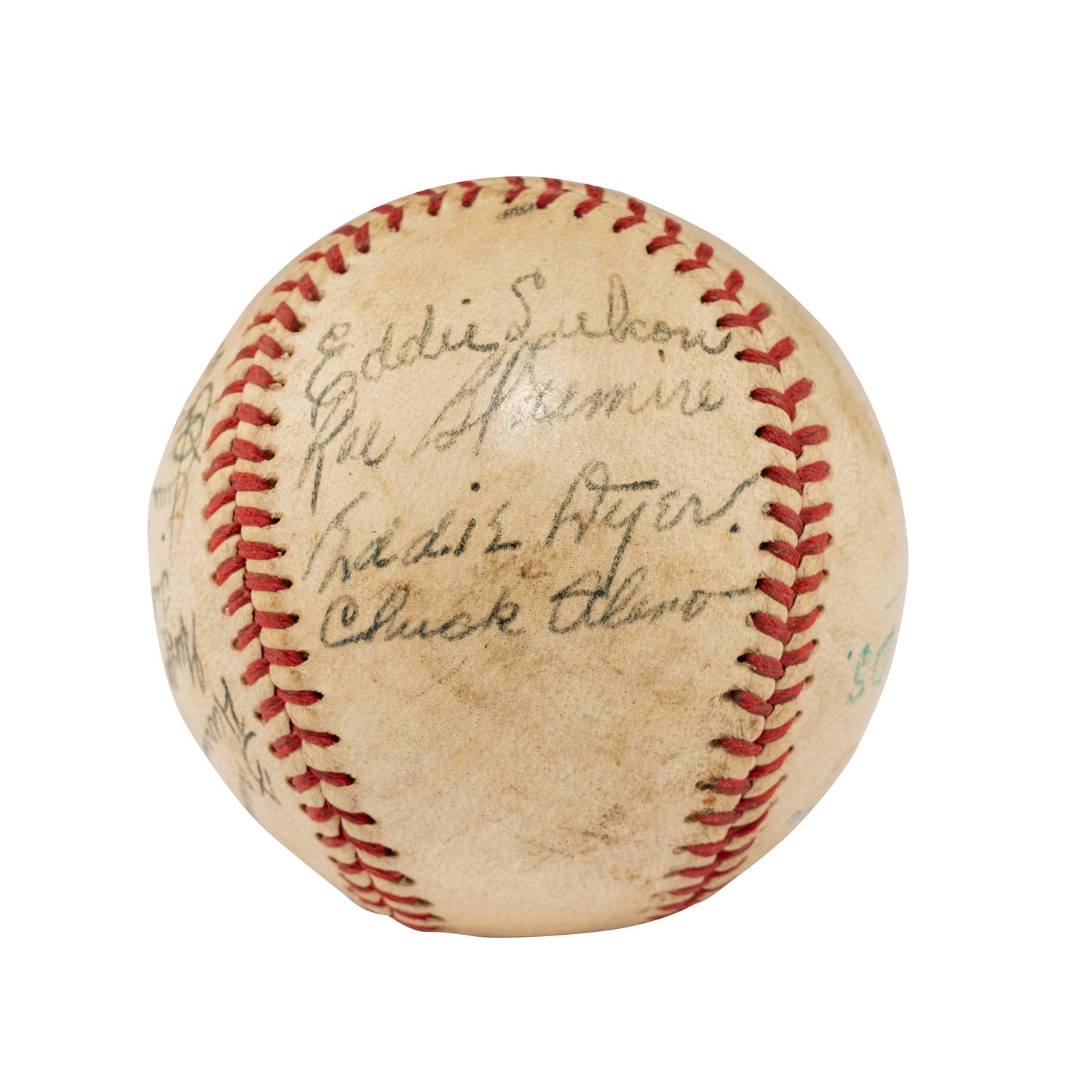 A 1942 Columbus Red Birds Team Signed Autograph Baseball
