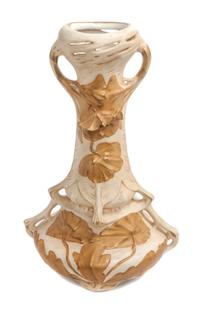 A Royal Dux Art Nouveau Porcelain Vase Height 13 1/4 inches. — EARLY 20TH CENTURY