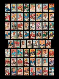 A Near Set of 1952 Bowman Large Football Cards (143/144)