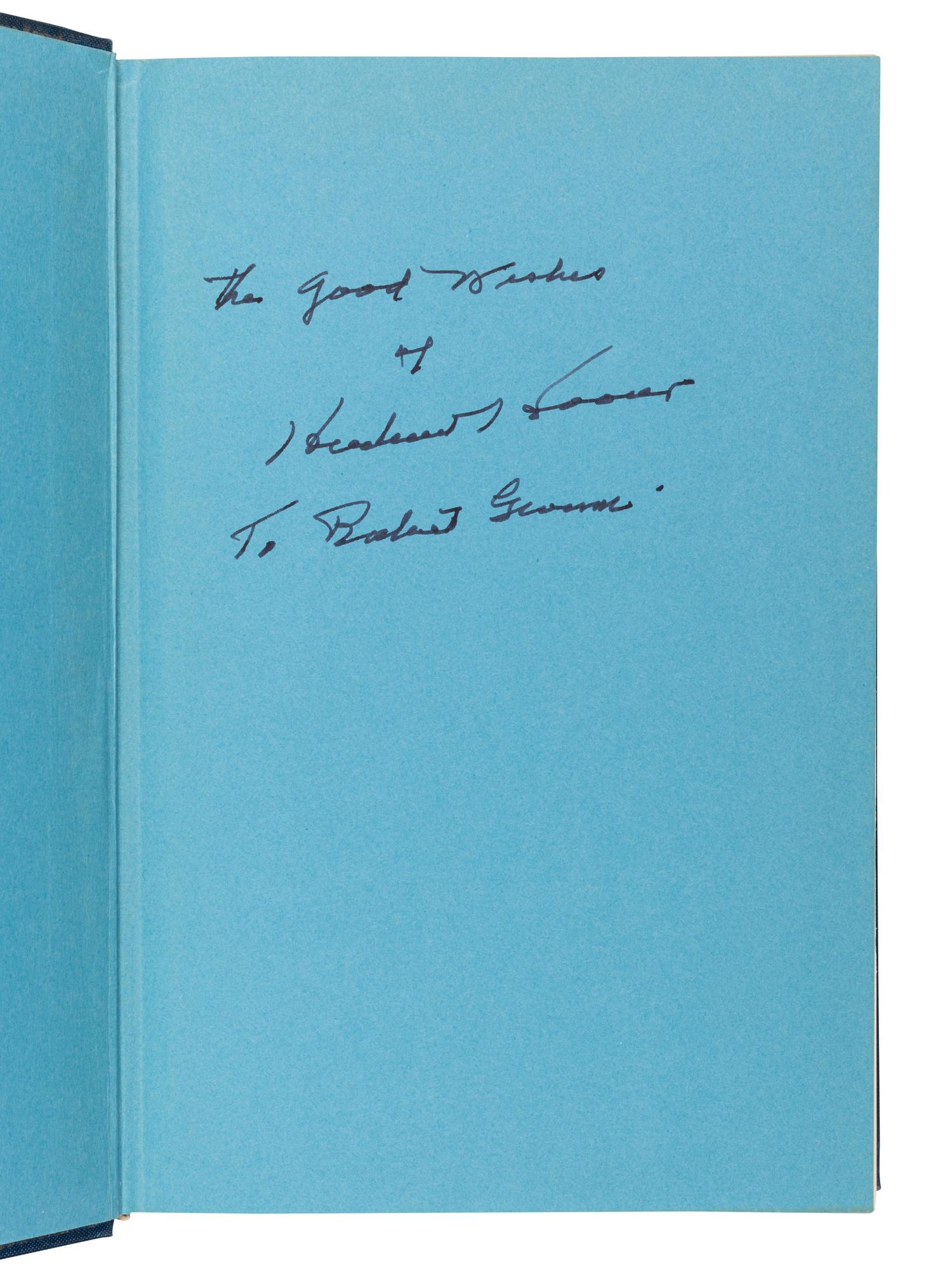 [U.S. PRESIDENTS -- SIGNED]. A group of 4 signed works, comprising: