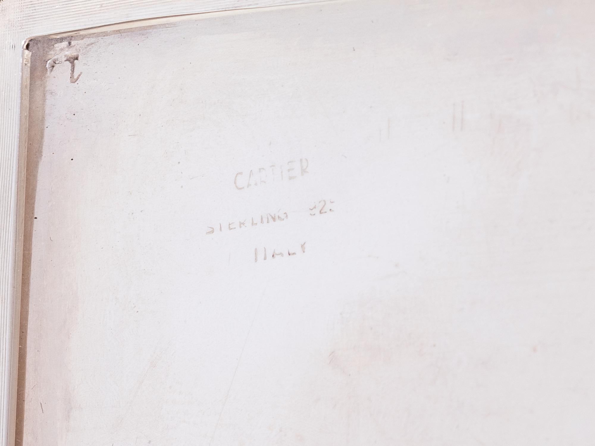 A Cartier Silver Card Case