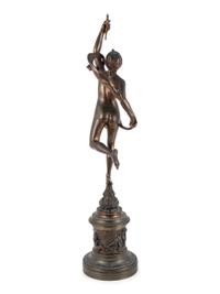 A Pair of Sculptures of Mercury and Psyche