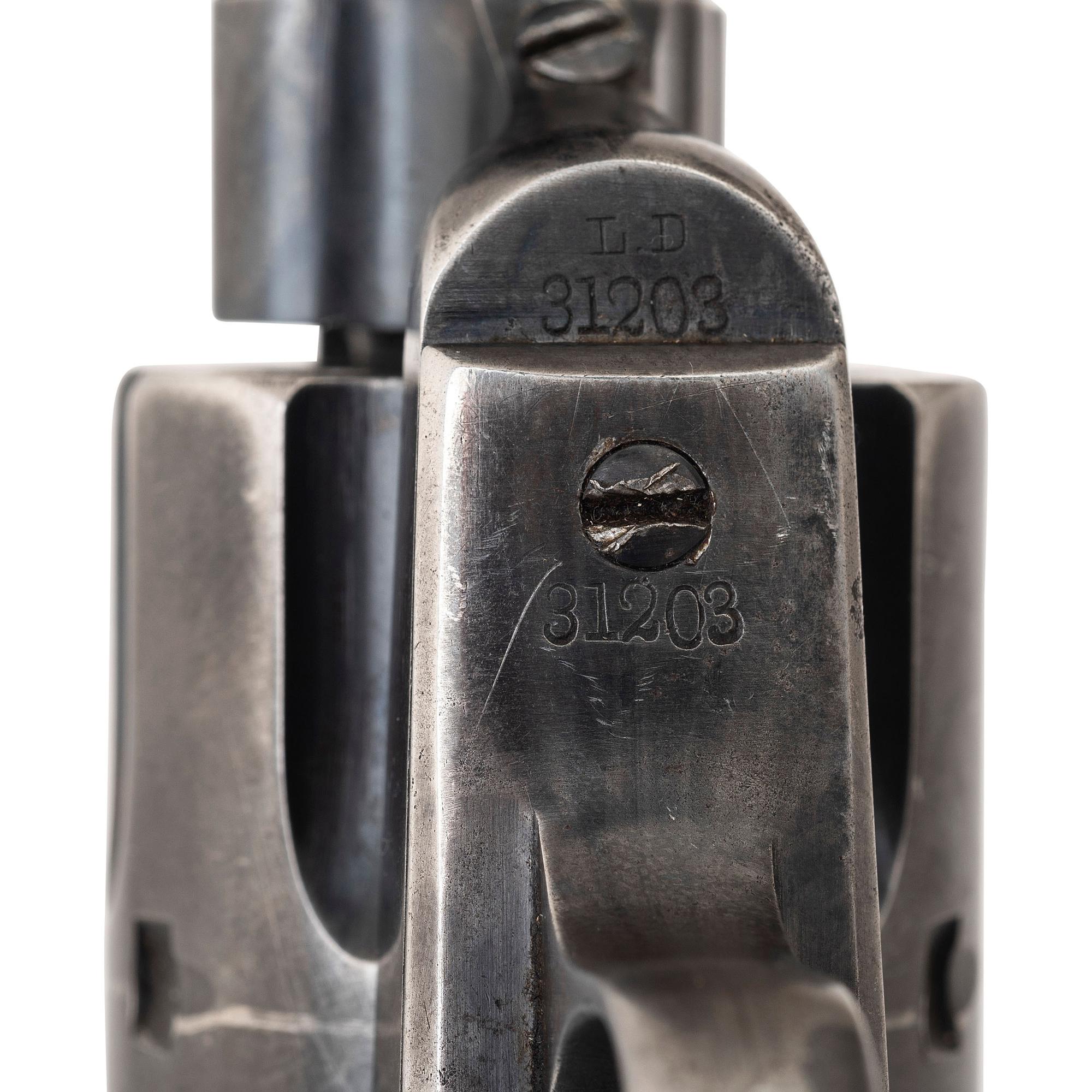 .22 Caliber Converted Colt Single Action Army with Martial Frame Produced Circa 1876