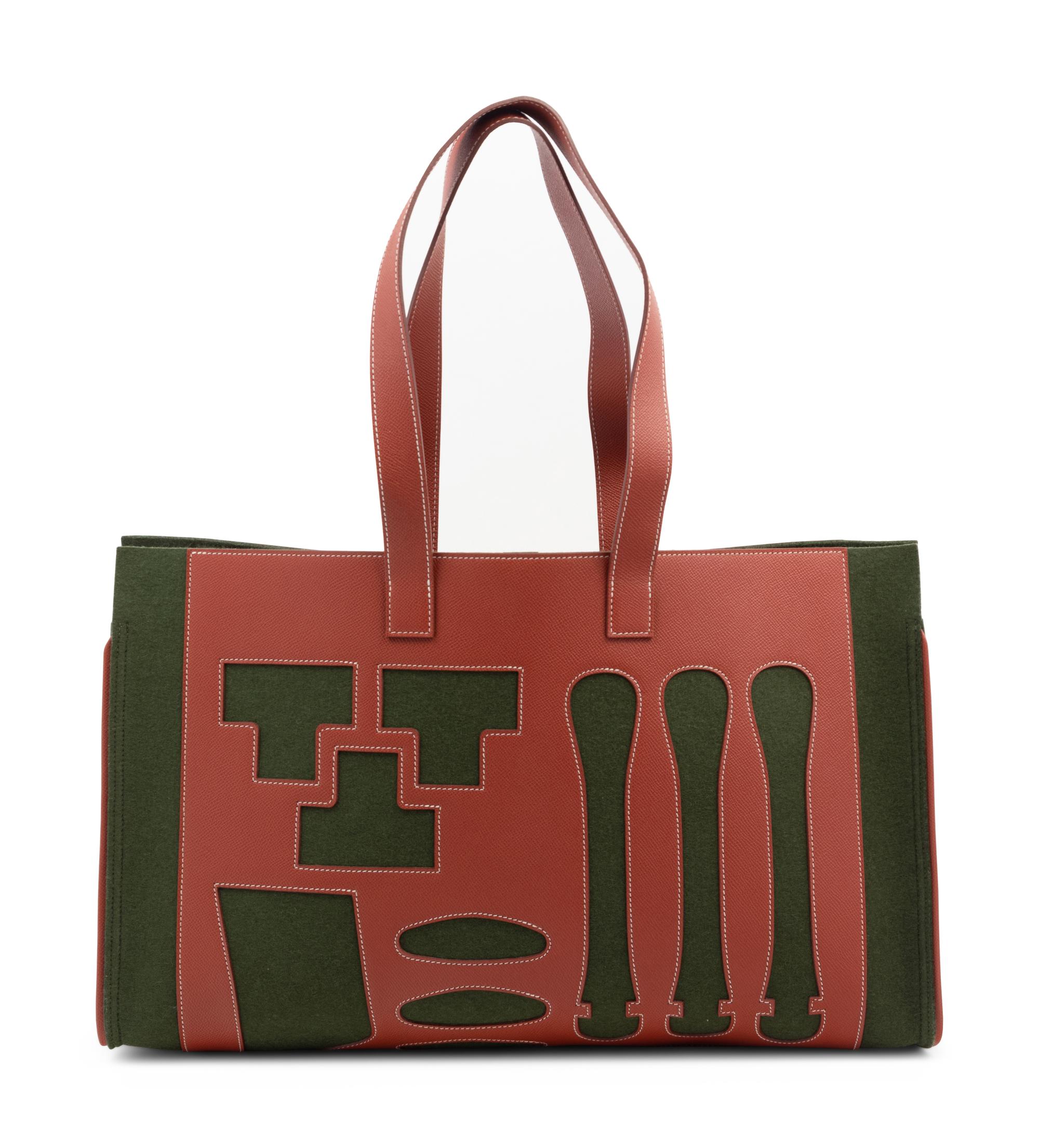 Hermès Petit H Decoupe Cabas MM Bag, 2017