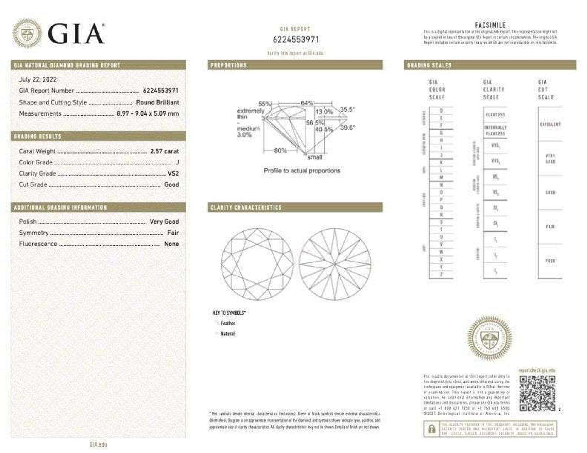 A diamond accented solitaire ring