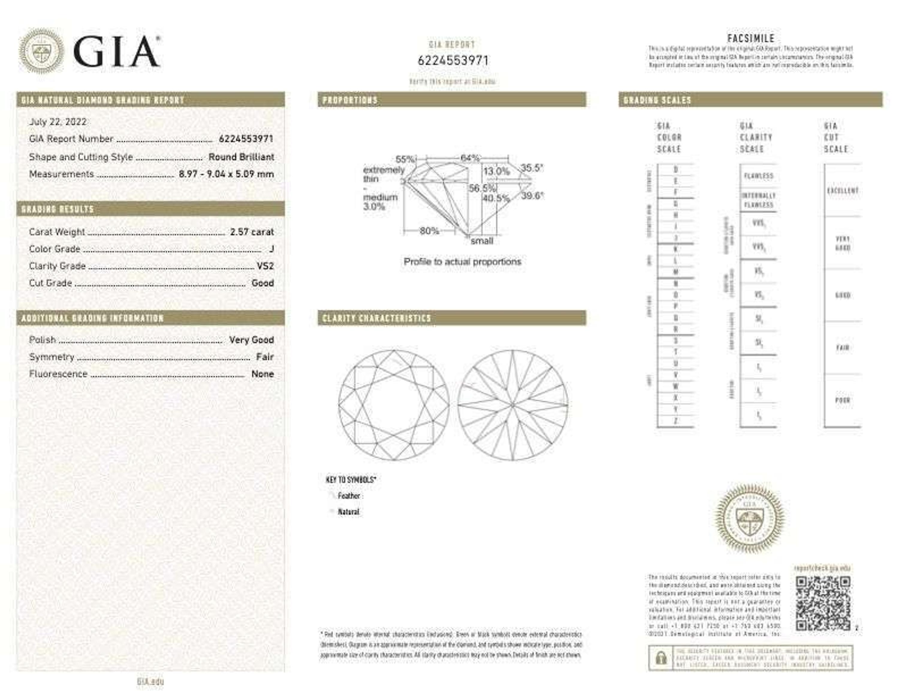 A diamond accented solitaire ring