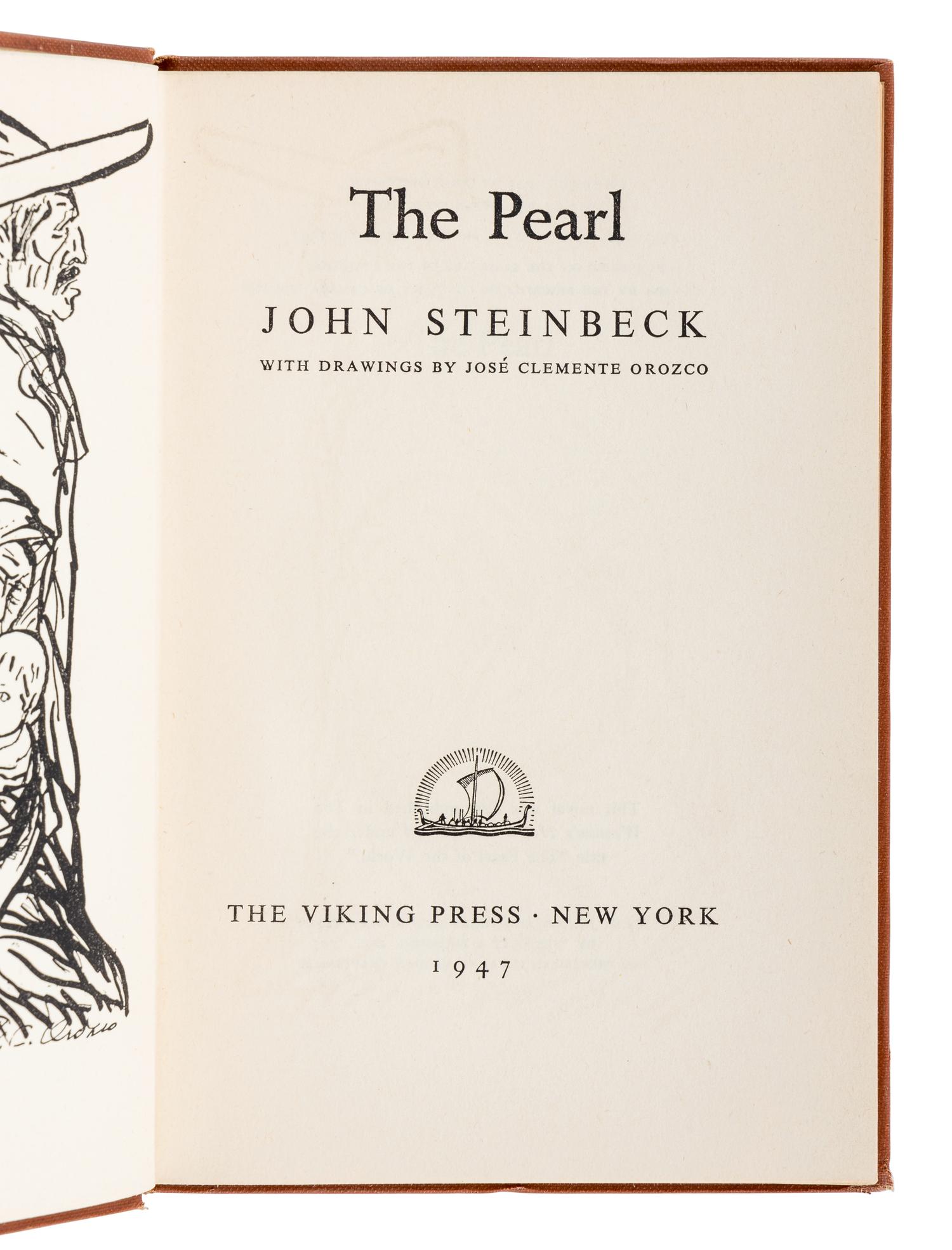 STEINBECK, John (1902-1968). A group of 5 works by Steinbeck, comprising: