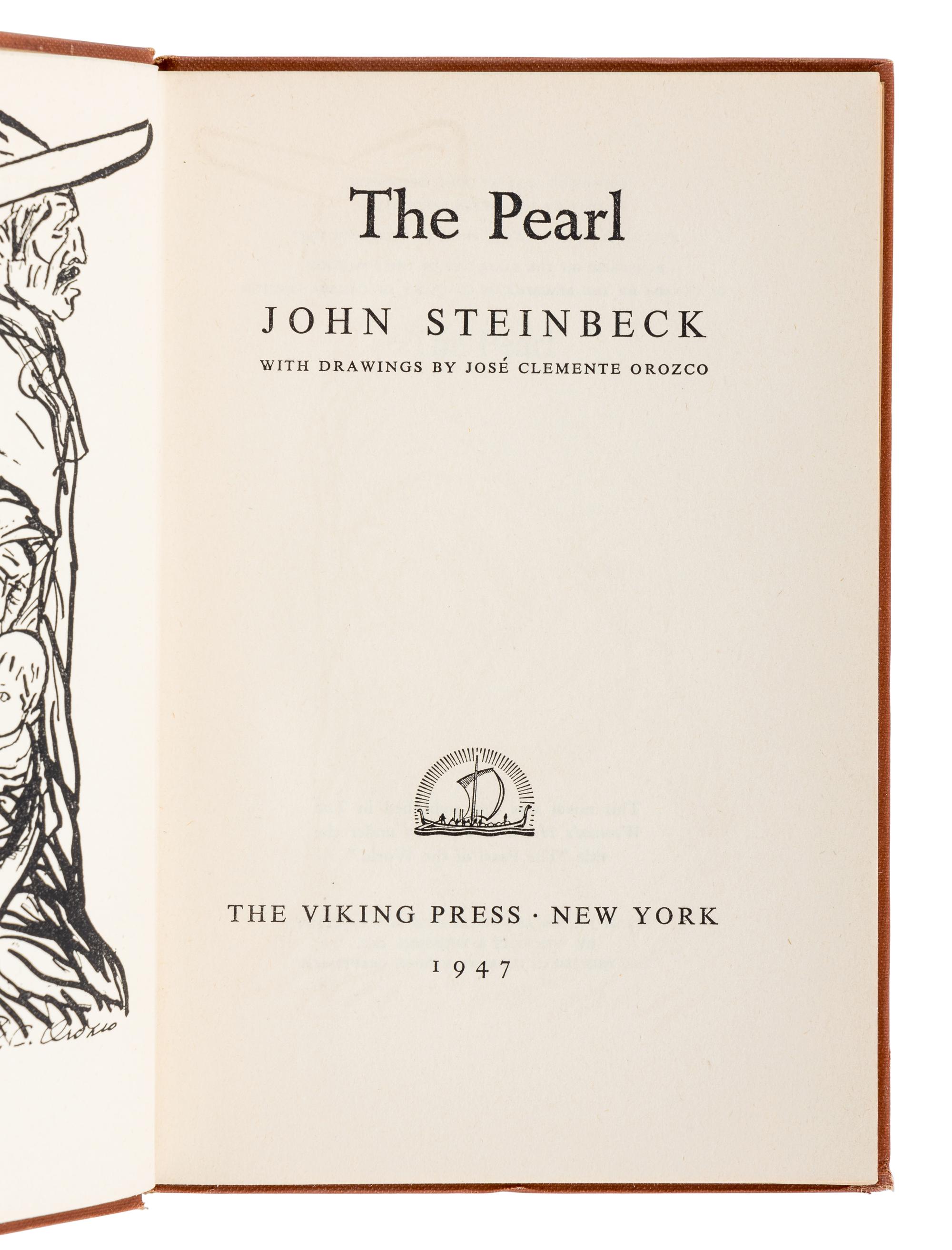 STEINBECK, John (1902-1968). A group of 5 works by Steinbeck, comprising: