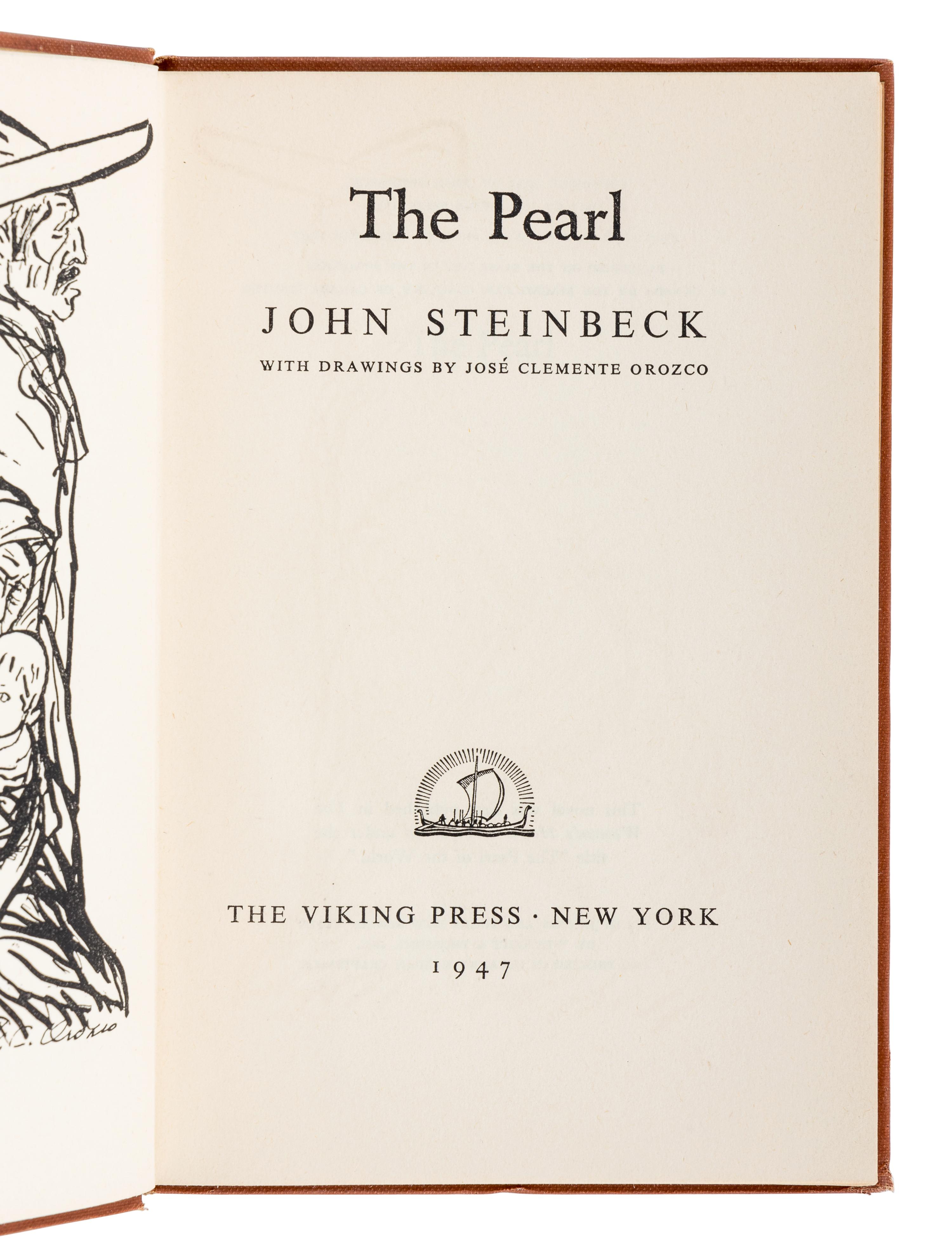 STEINBECK, John (1902-1968). A group of 5 works by Steinbeck, comprising: