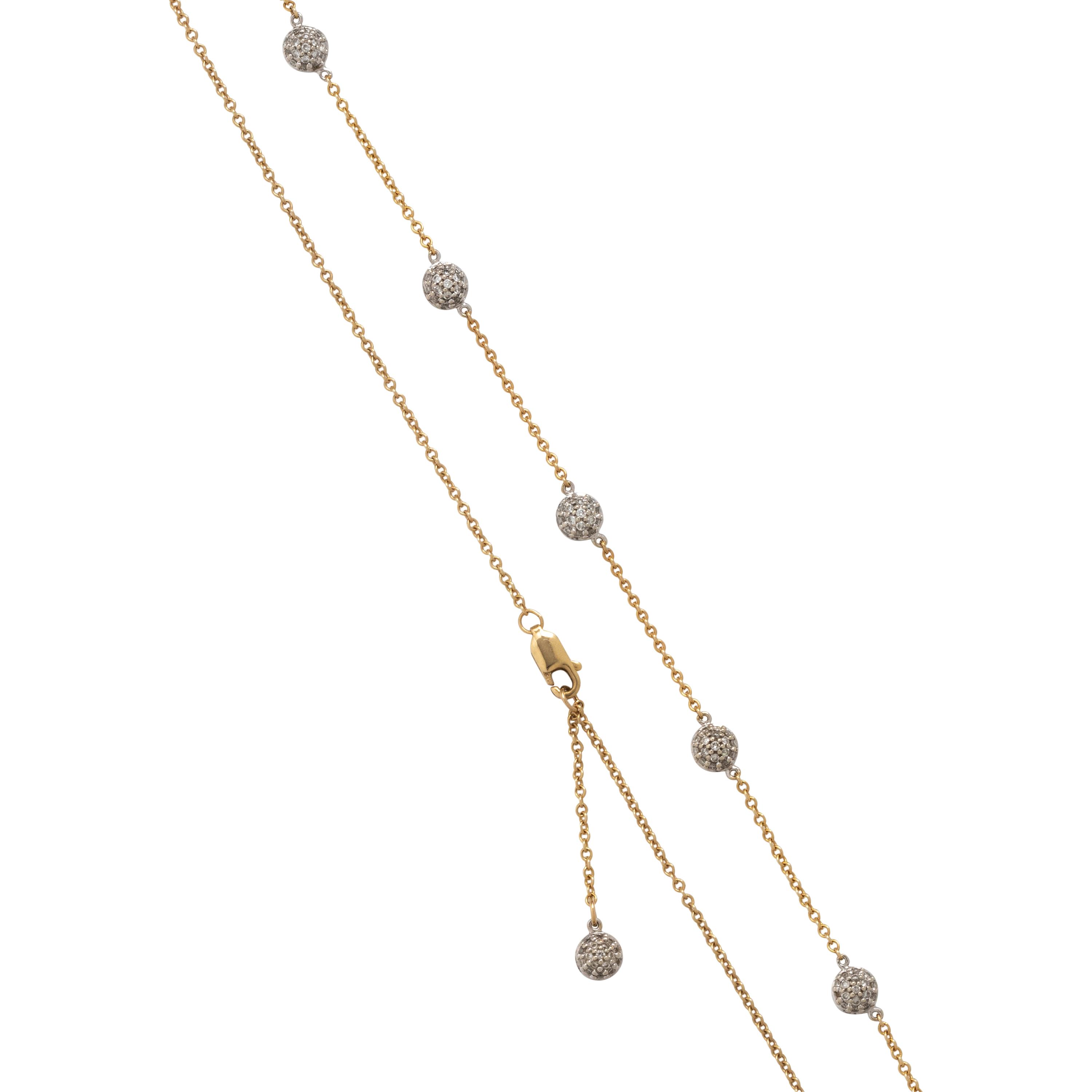 SONIA B., DIAMOND STATION NECKLACE