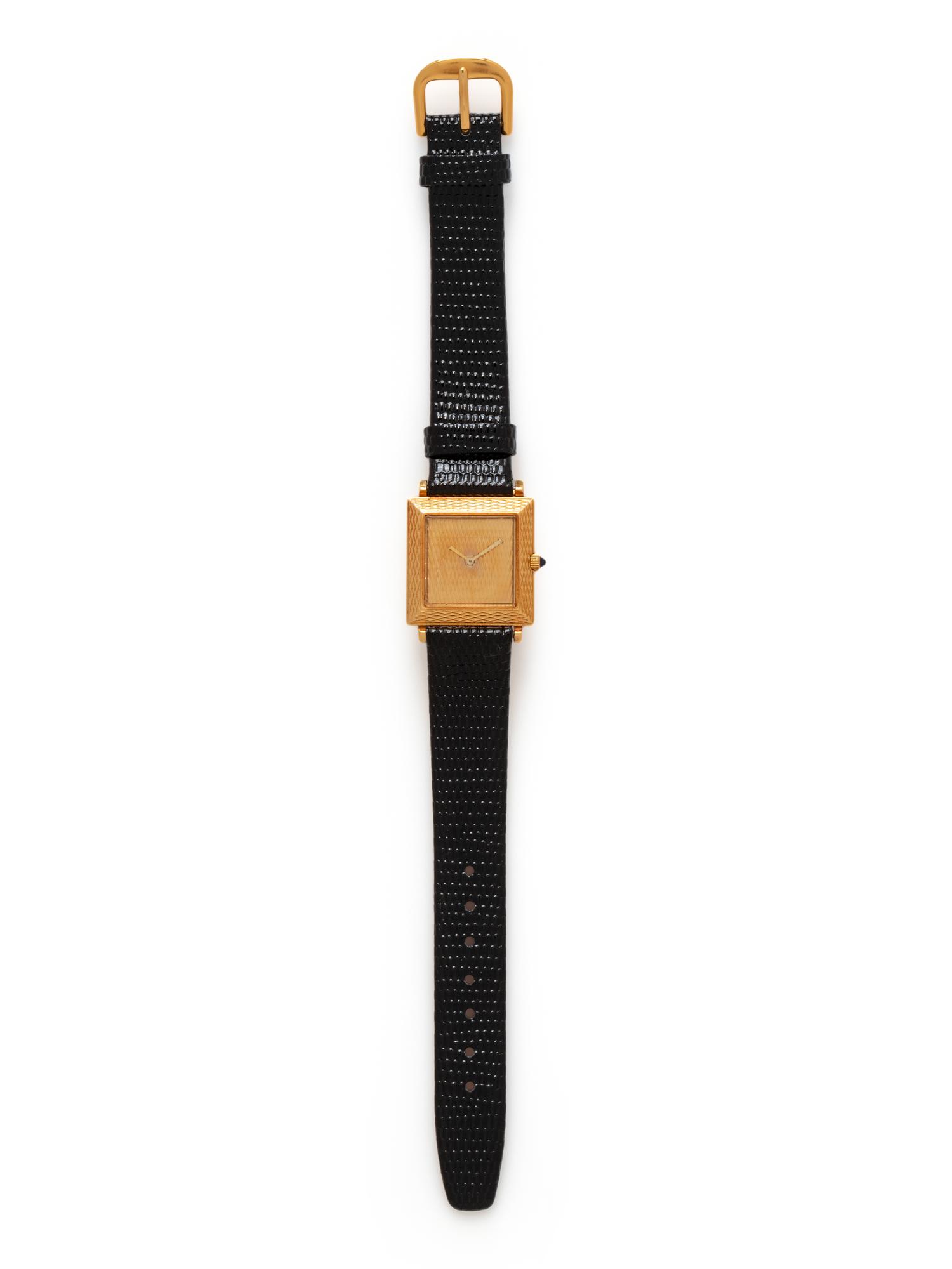 BOUCHERON, 18K YELLOW GOLD WRISTWATCH