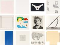 Twelve Works from Rubber Stamp Portfolio , 1976-1977