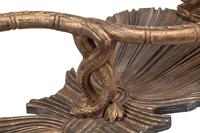 A Venetian Grotto Style Painted and Parcel Gilt Tête-à-Tête