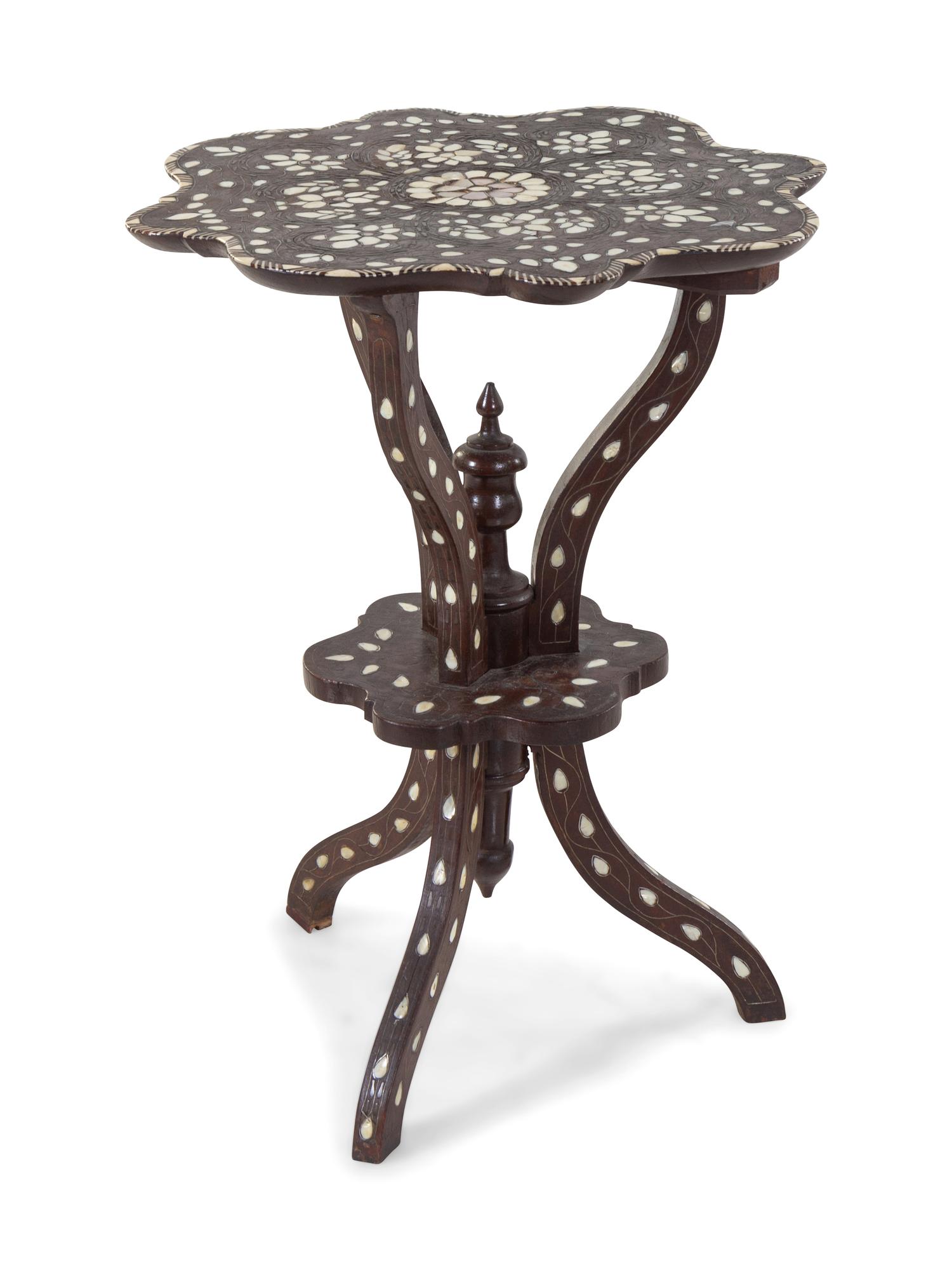 An Ottoman Mother-of-Pearl Inlaid Table